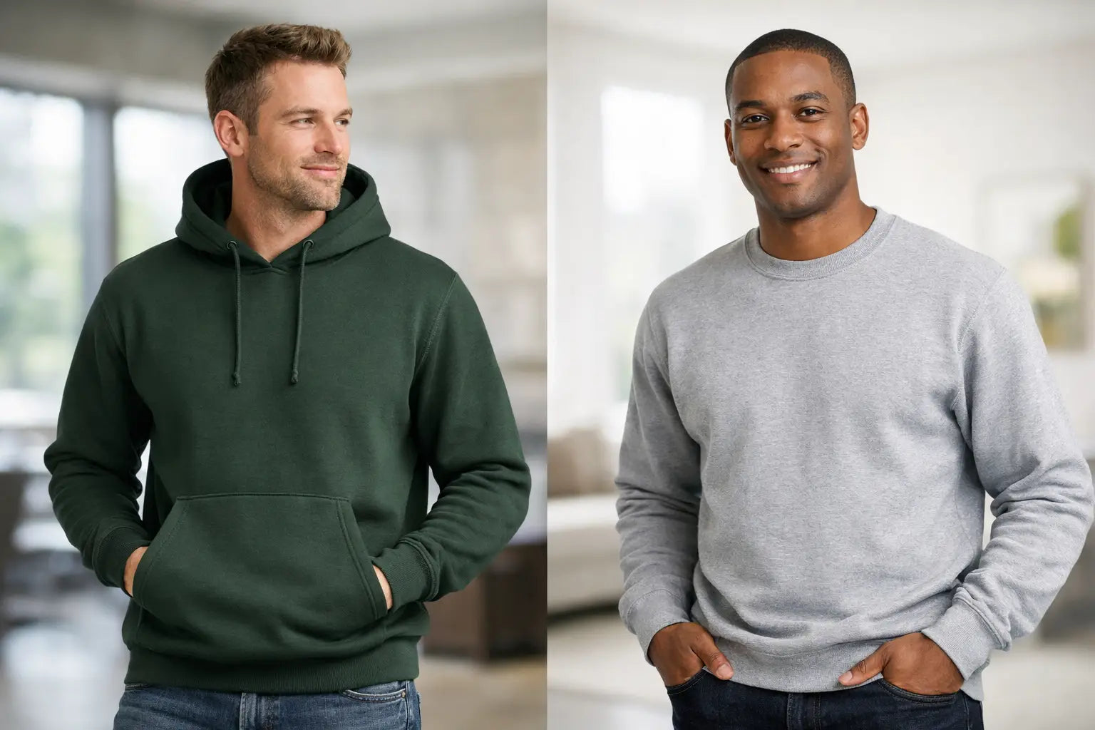 Pullover vs Crewneck Sweatshirts: Which Fits You?