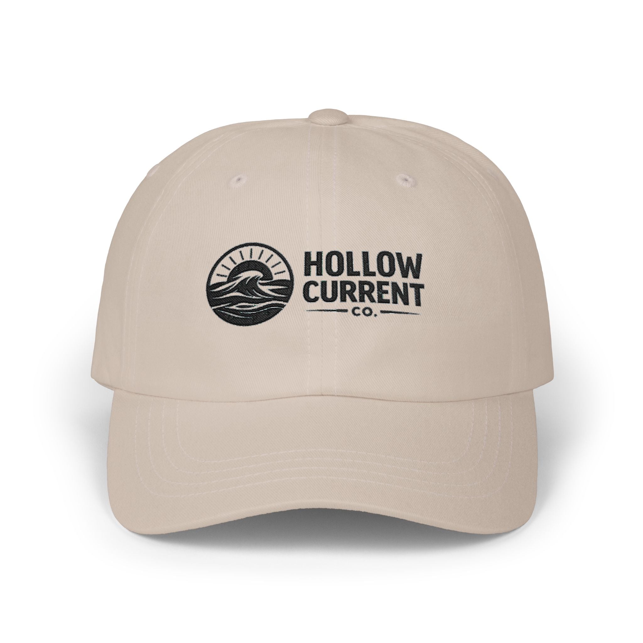 Hollow Current Logo Dad Cap — Classic Baseball Hat