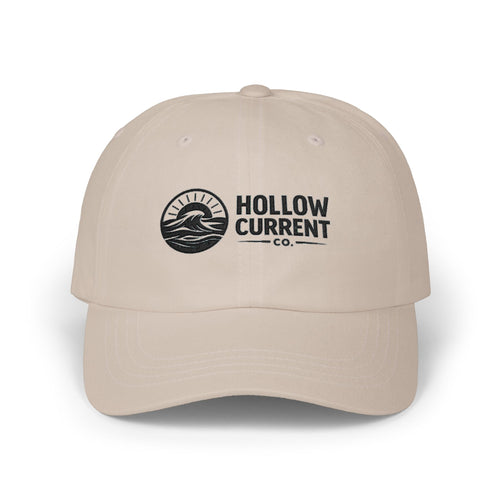 Hollow Current Logo Dad Cap — Classic Baseball Hat