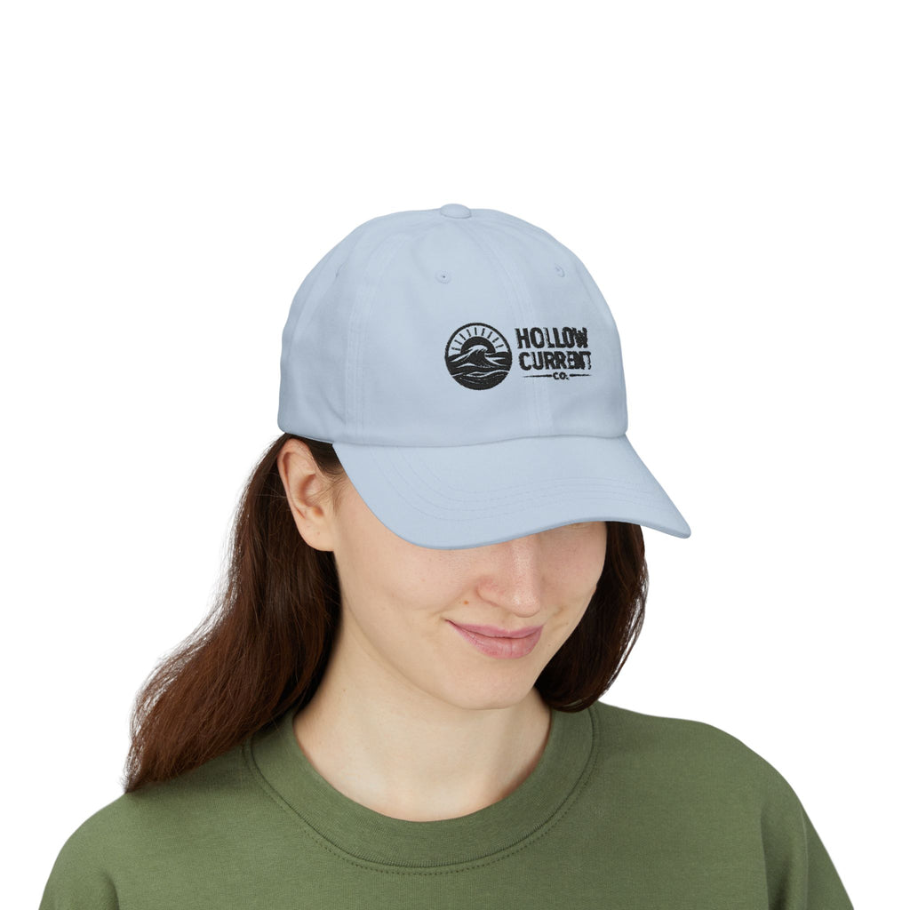 Hollow Current Logo Dad Cap — Classic Baseball Hat