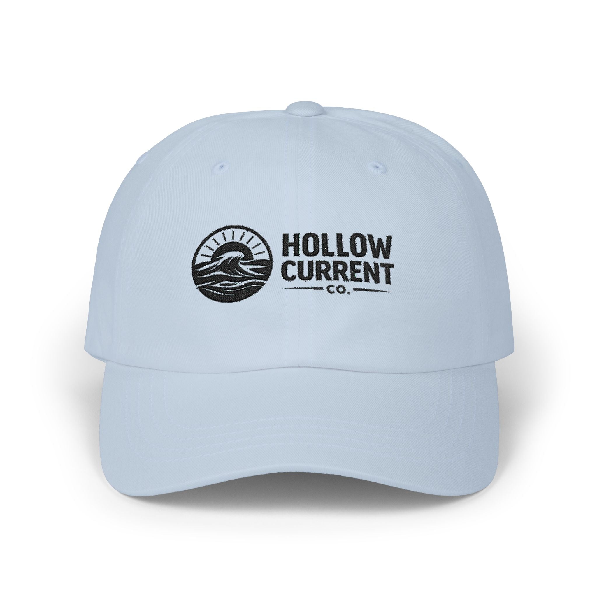 Hollow Current Logo Dad Cap — Classic Baseball Hat