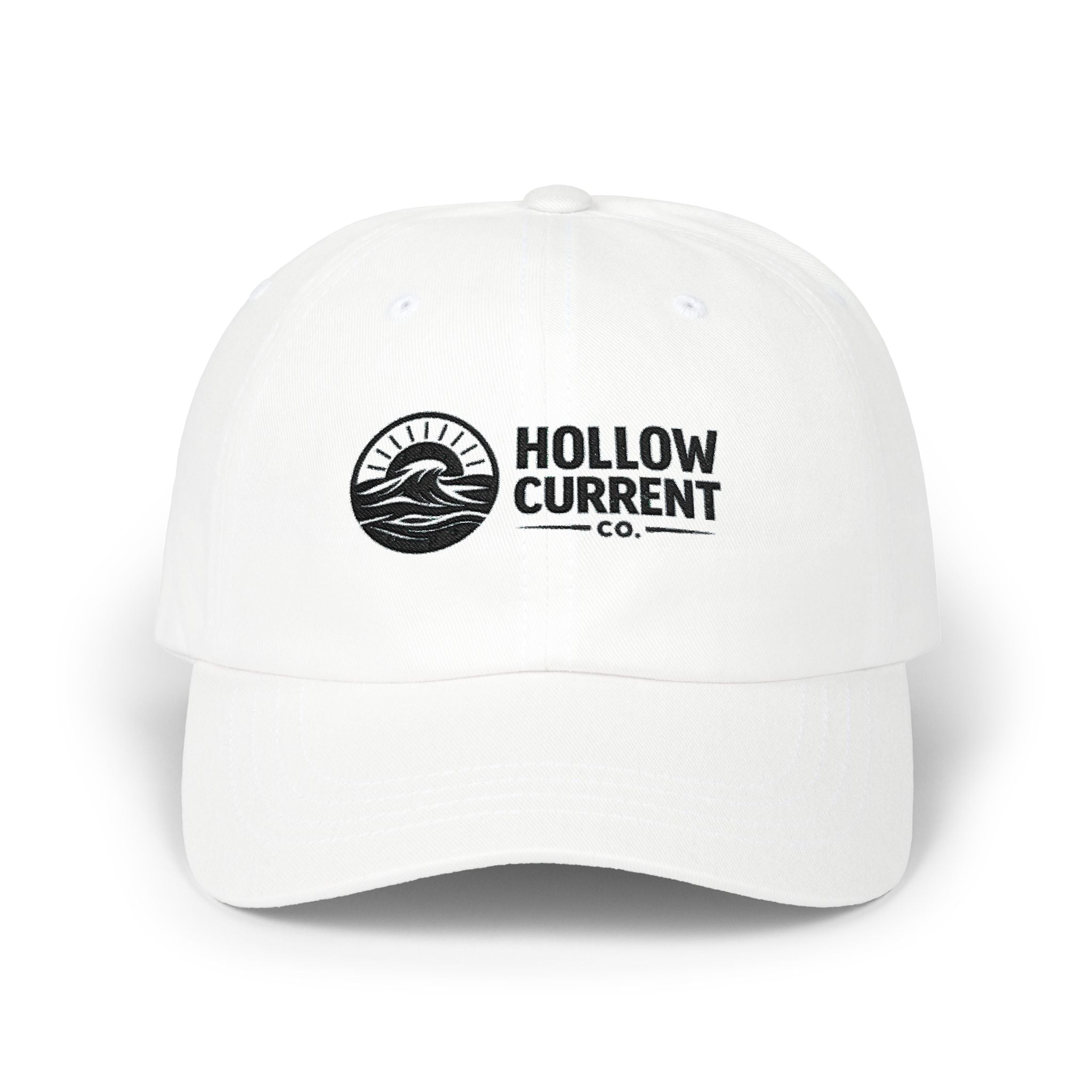 Hollow Current Logo Dad Cap — Classic Baseball Hat