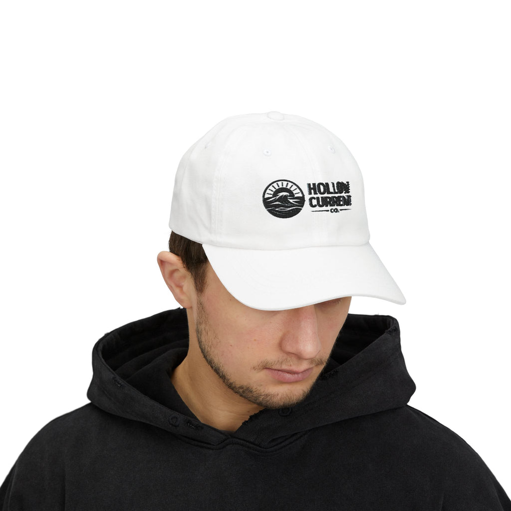 Hollow Current Logo Dad Cap — Classic Baseball Hat