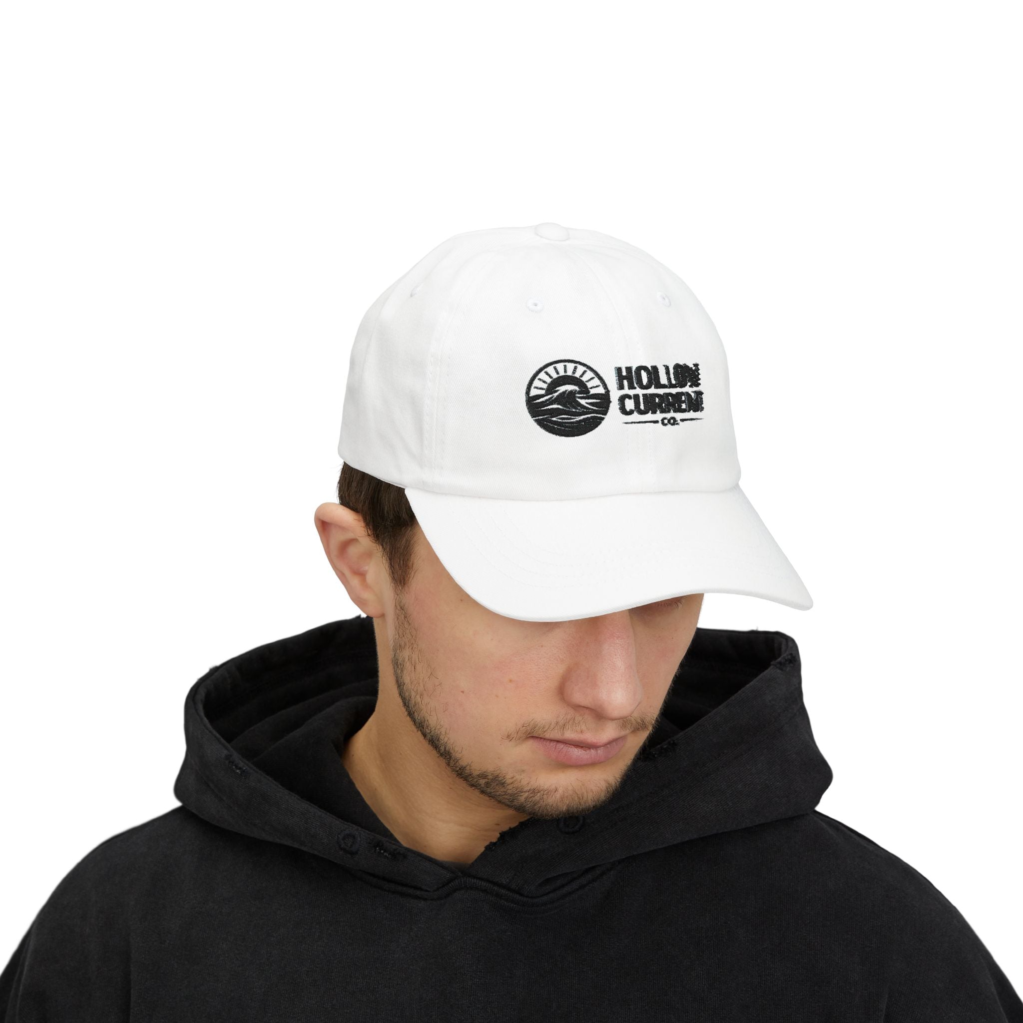 Hollow Current Logo Dad Cap — Classic Baseball Hat